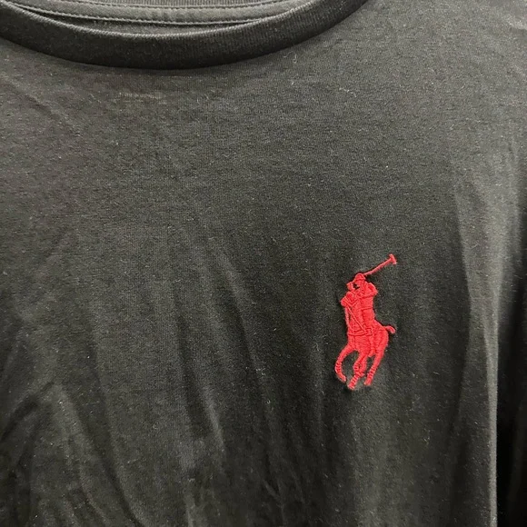 Ralph Lauren Men's Black Long Sleeve Shirt size L/ NWOT# 630 - Picture 2 of 4